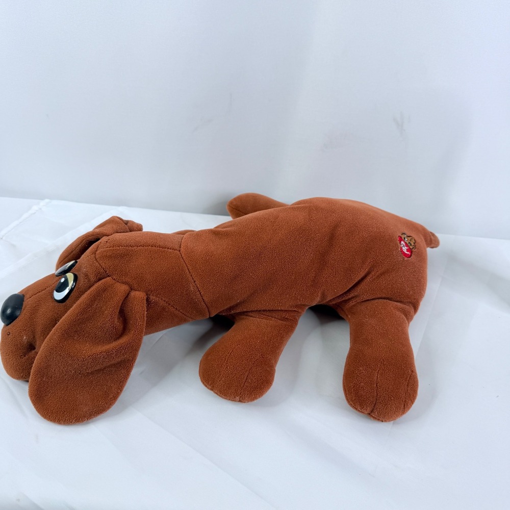 Vintage 1980s Pound Puppies Brown Plush Dog Tonka Retro Stuffed Animal Toy